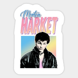 Vintage Styled 80s Morten Harket Aesthetic Design Sticker